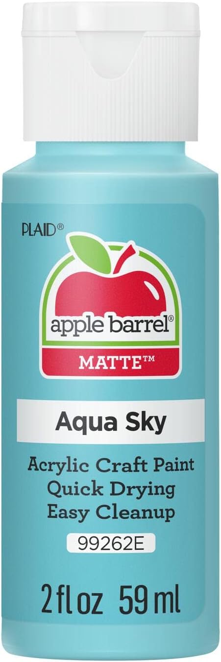 Apple Barrel Acrylic Paint in Assorted Colors (2 oz), 21465, Candy Pink 24hrsmart